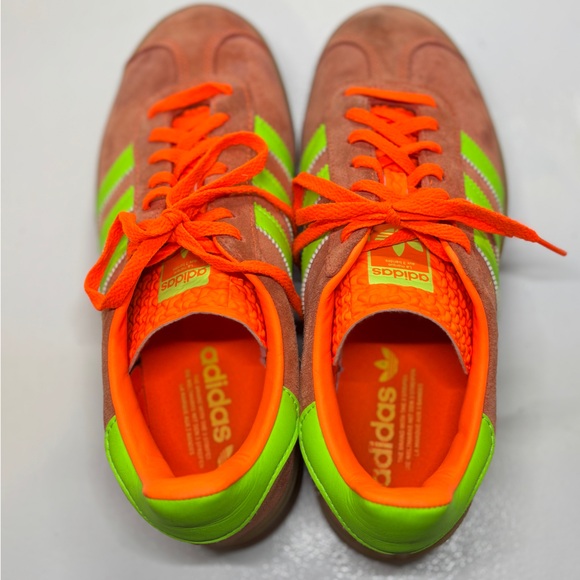 Adidas Gazelle Bold in Solar Orange/Solar Green mens size 9 - Picture 10 of 13